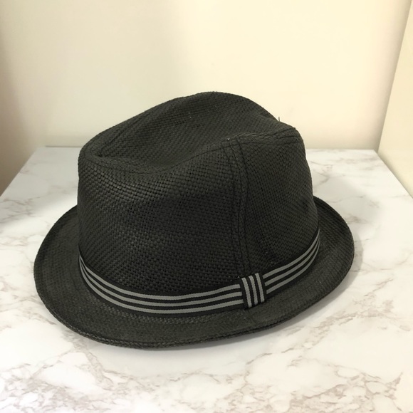 EXPRESS NWT Men’s White & Black Fedora Hat - Picture 2 of 7